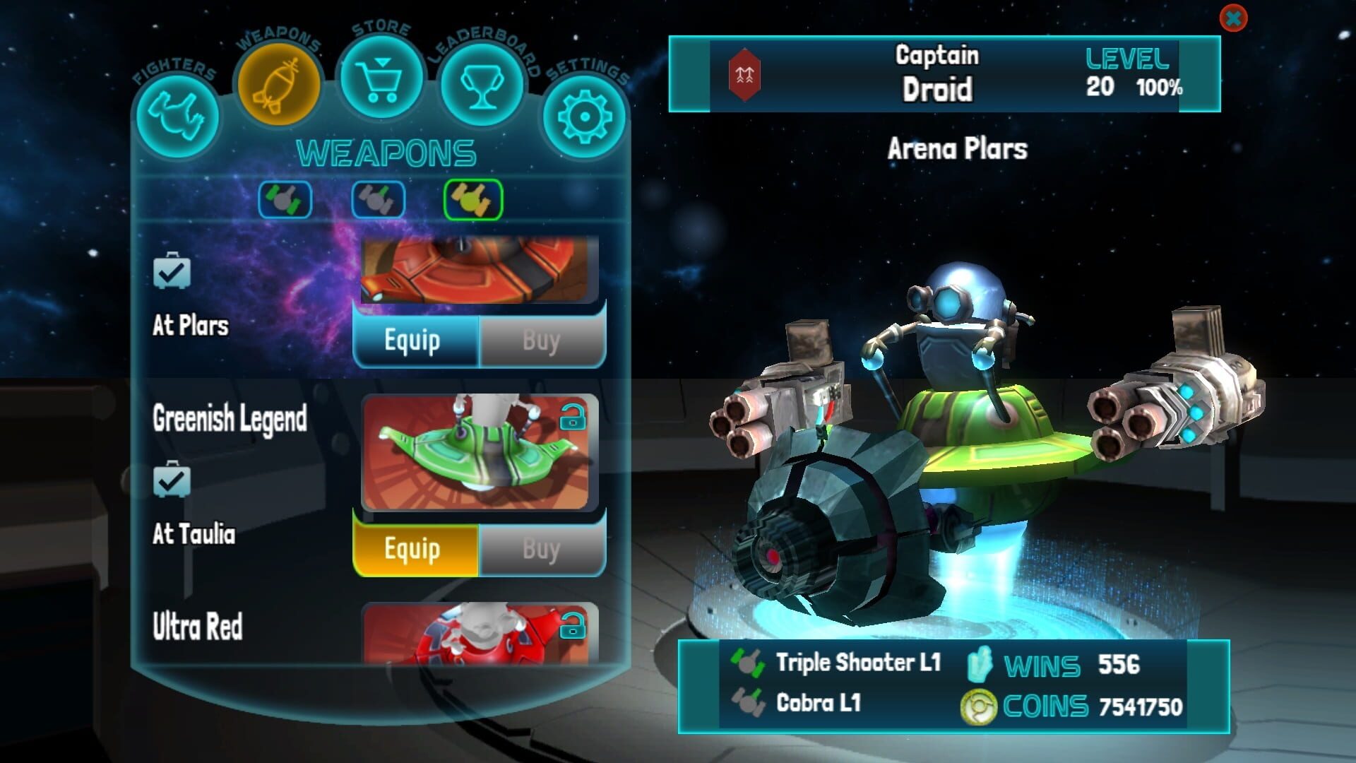 Galaxy Combat Wargames - Screenshot