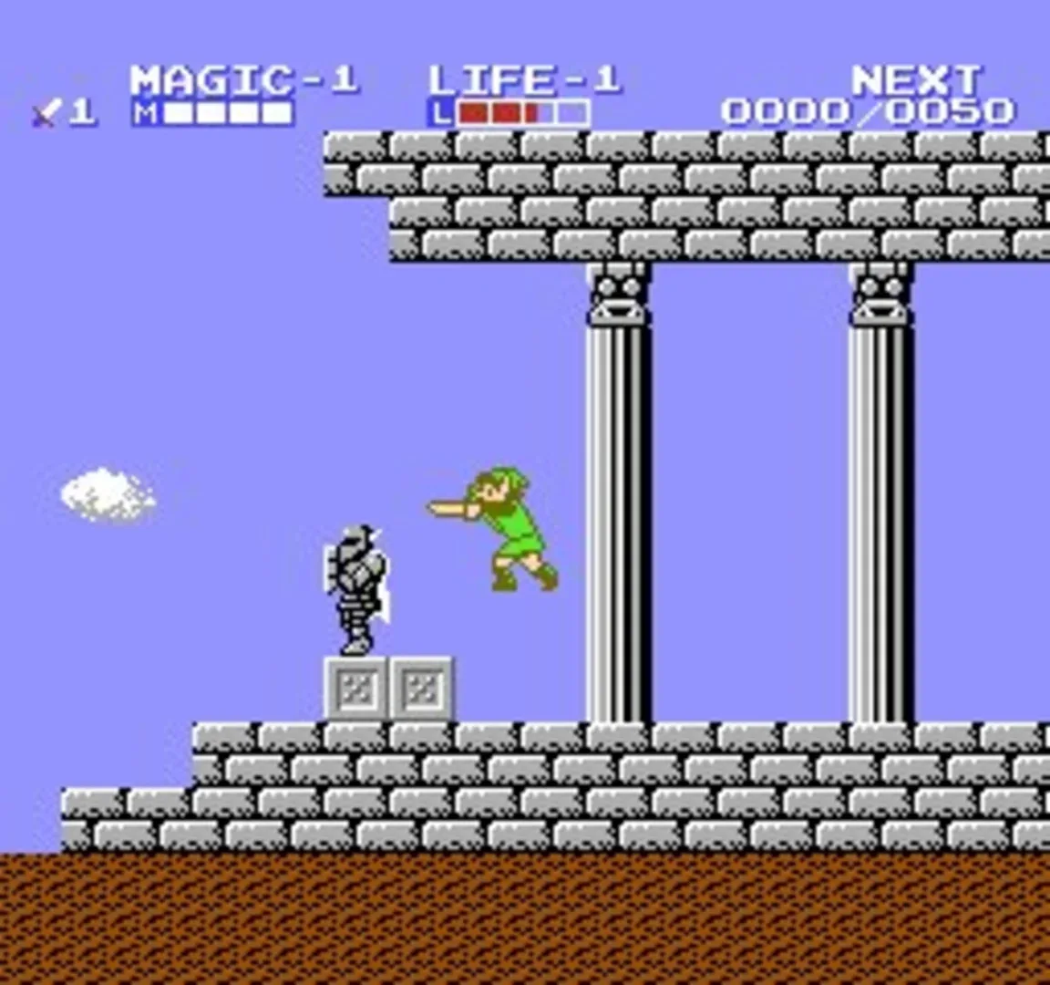 Captura de pantalla - Zelda II: The Adventure of Link