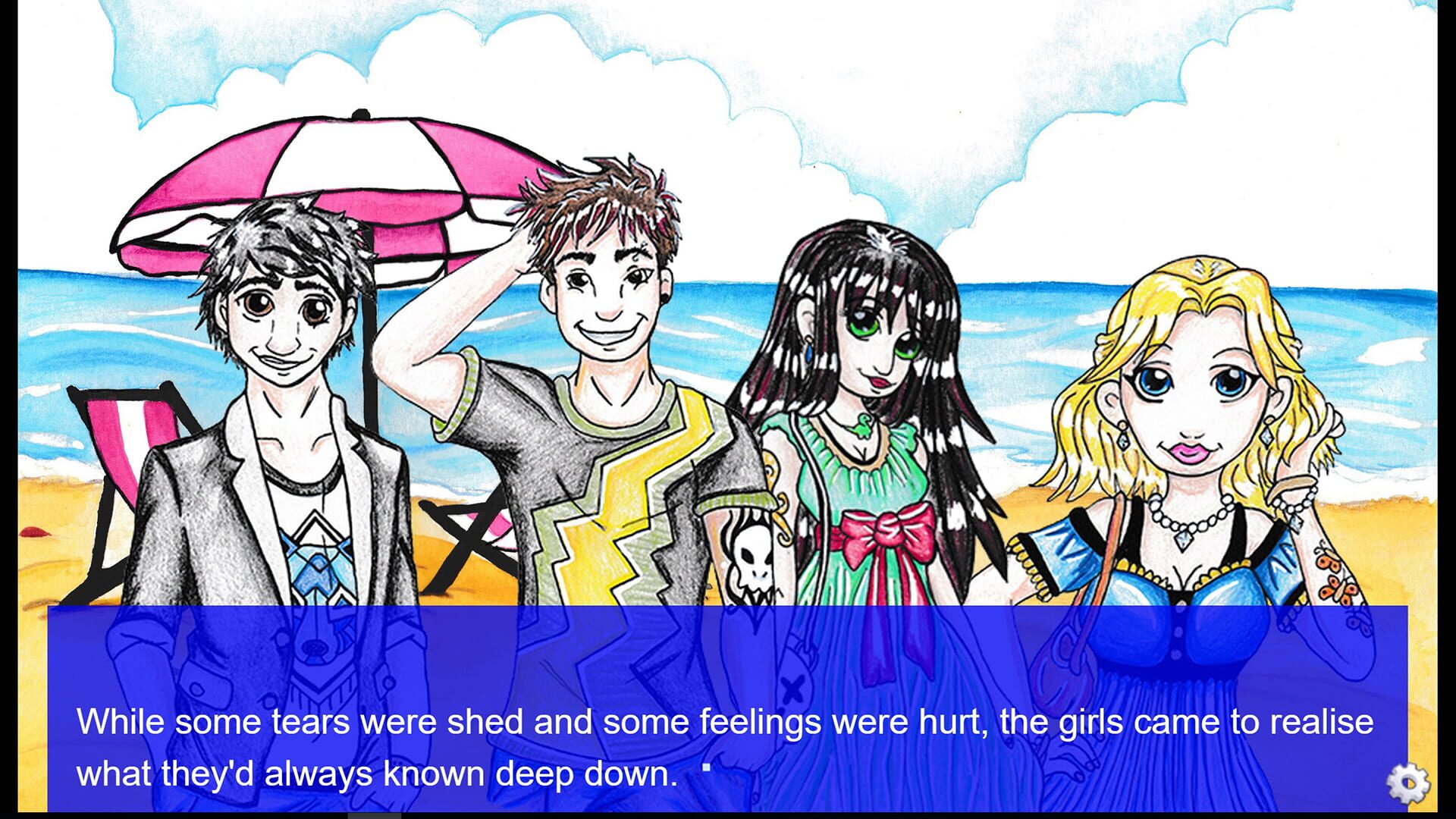 Let's Split Up (A Visual Novel) - Screenshot