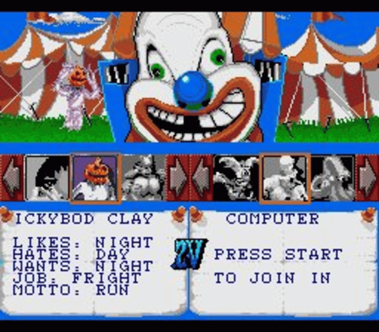 ClayFighter screenshot