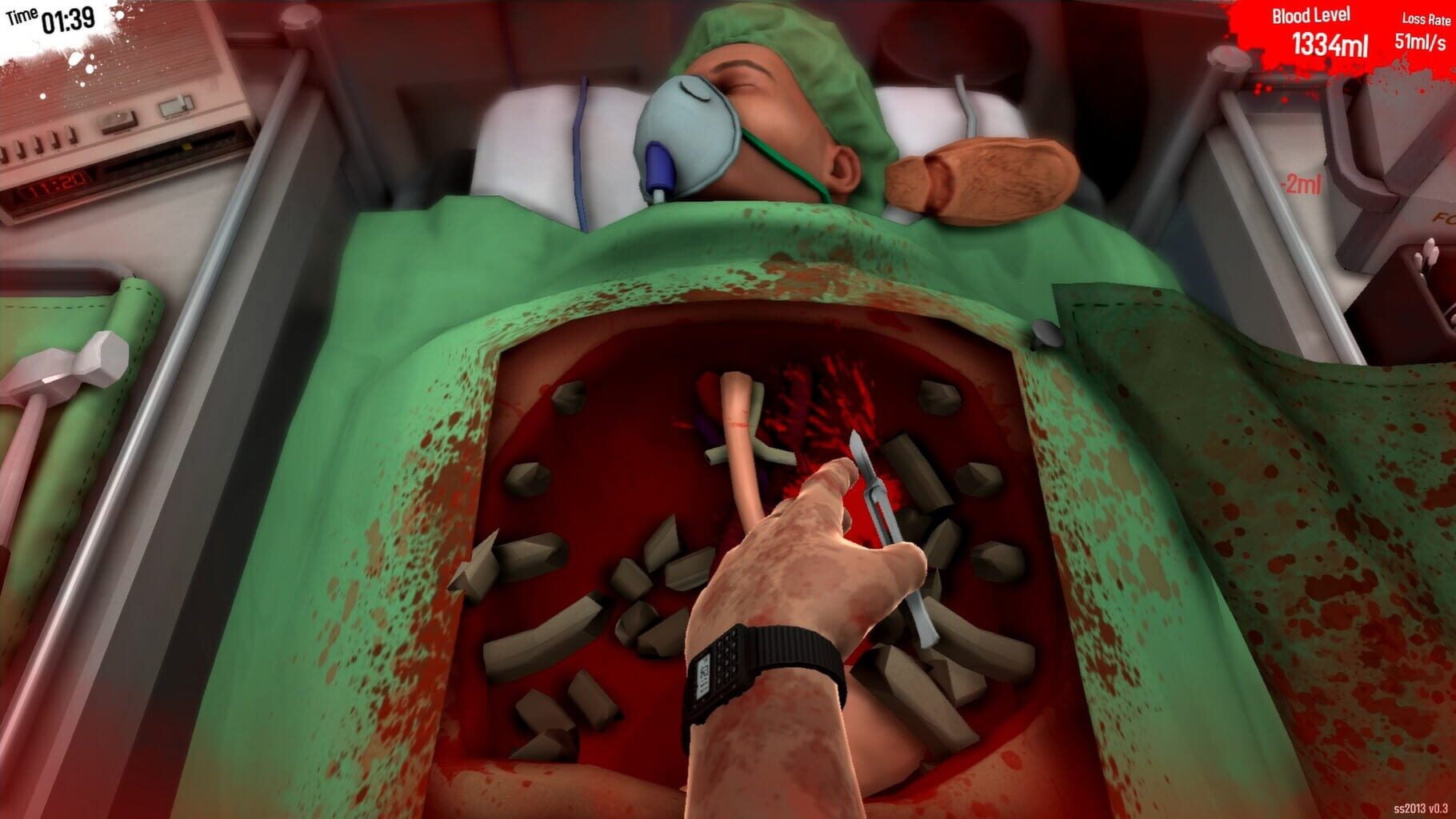 Captura de pantalla - Surgeon Simulator 2013