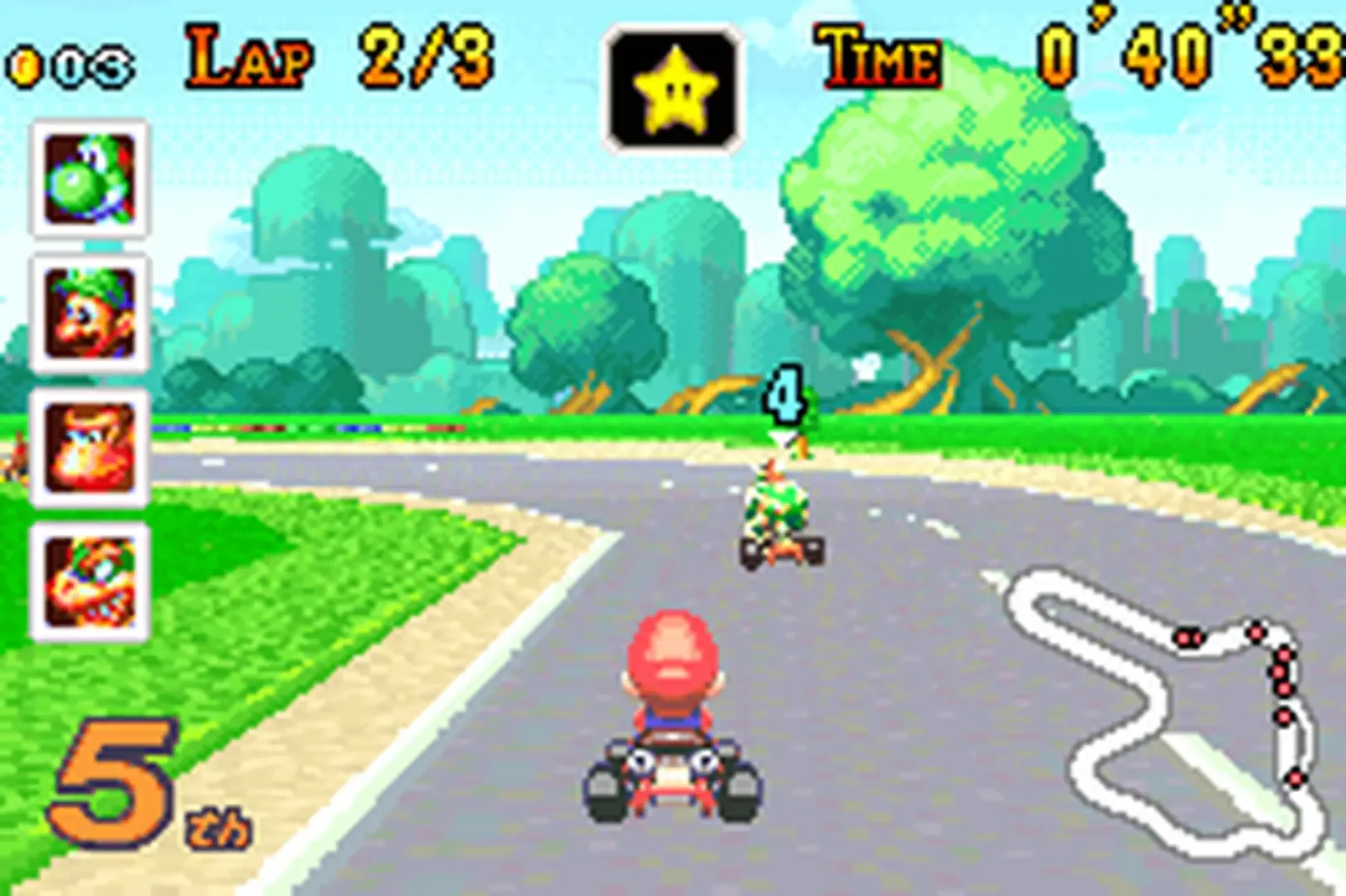 Captura de pantalla - Mario Kart: Super Circuit