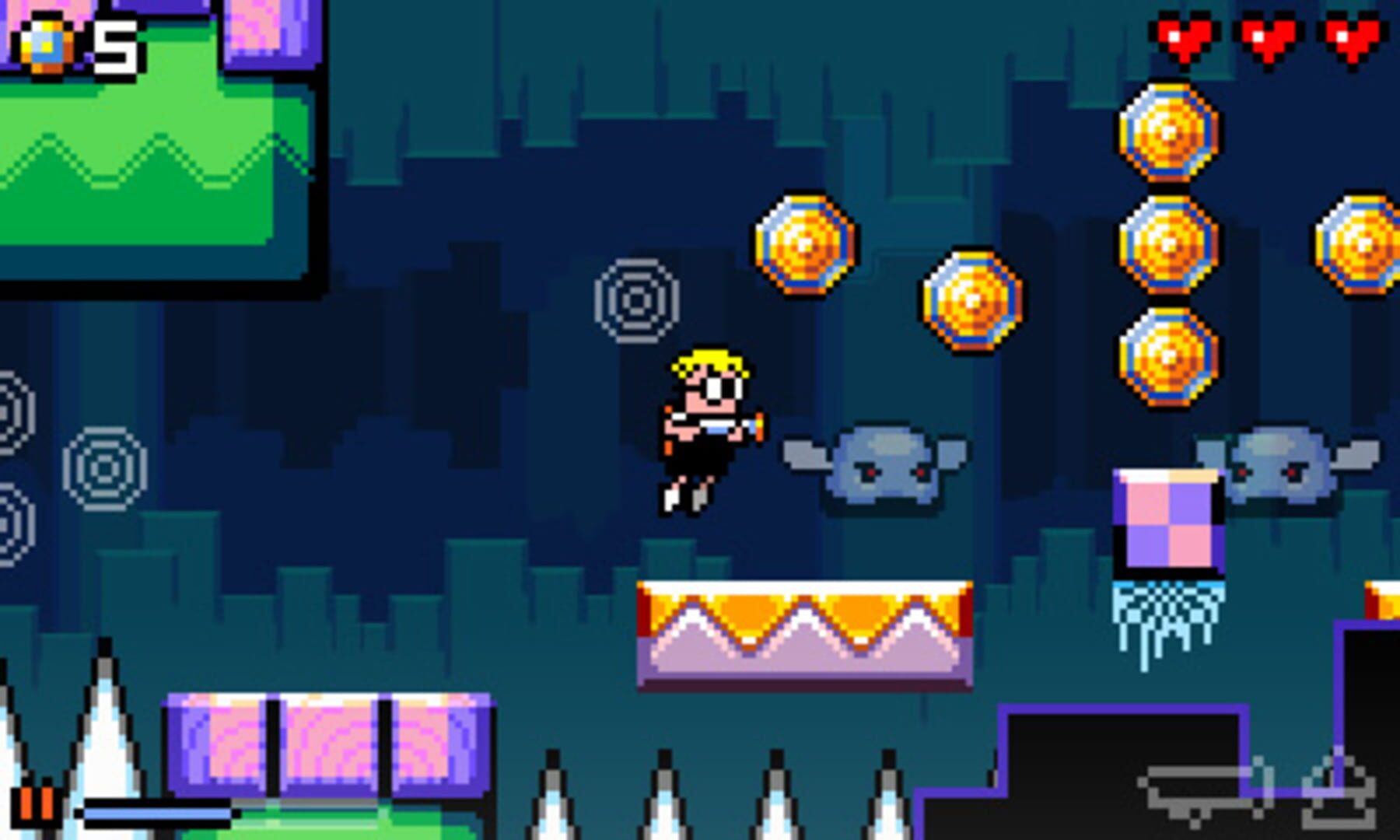 Captura de pantalla - Mutant Mudds Super Challenge