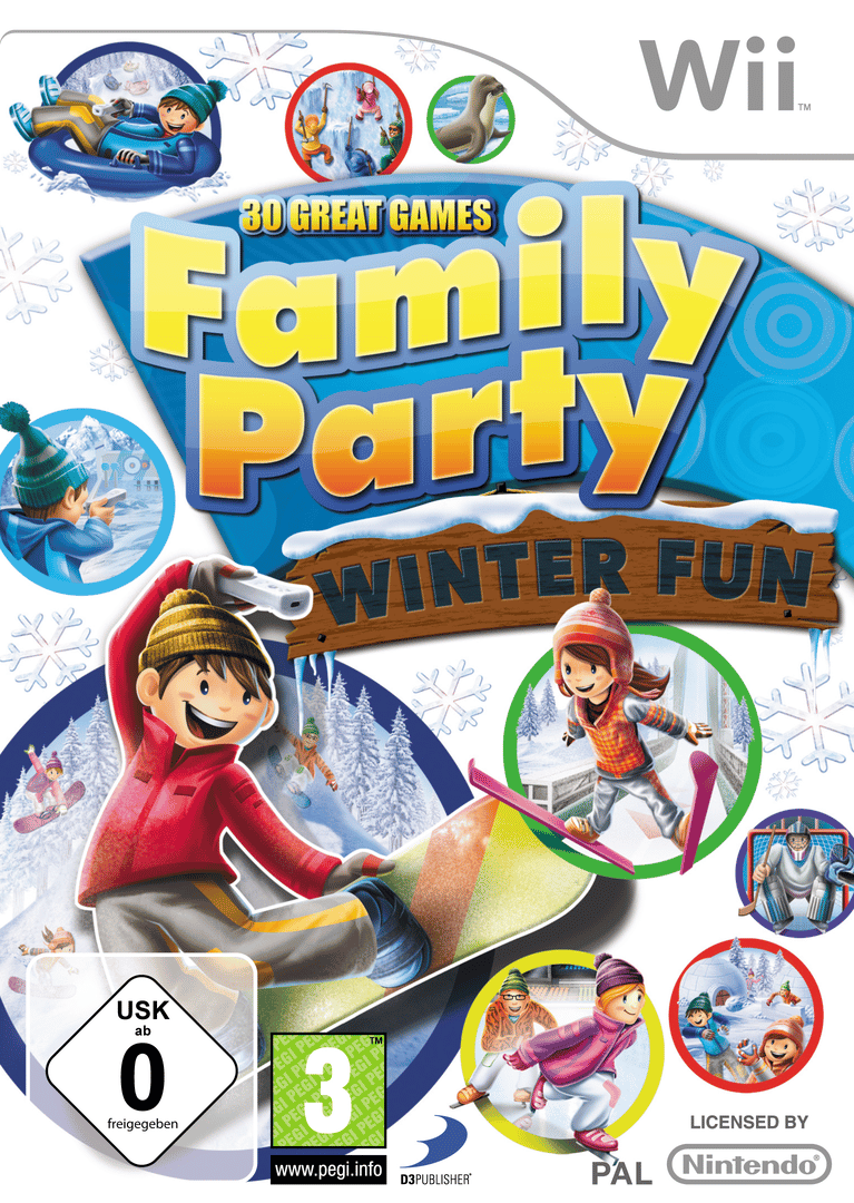 Family Party: 30 Great Games Winter Fun Cover