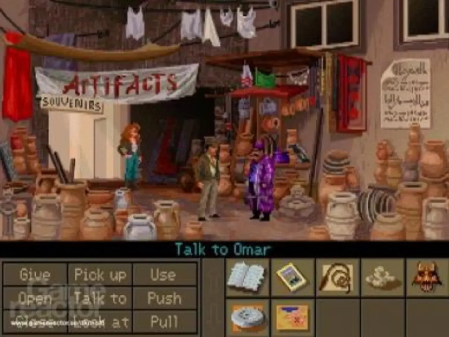 Captura de pantalla - Indiana Jones and the Fate of Atlantis