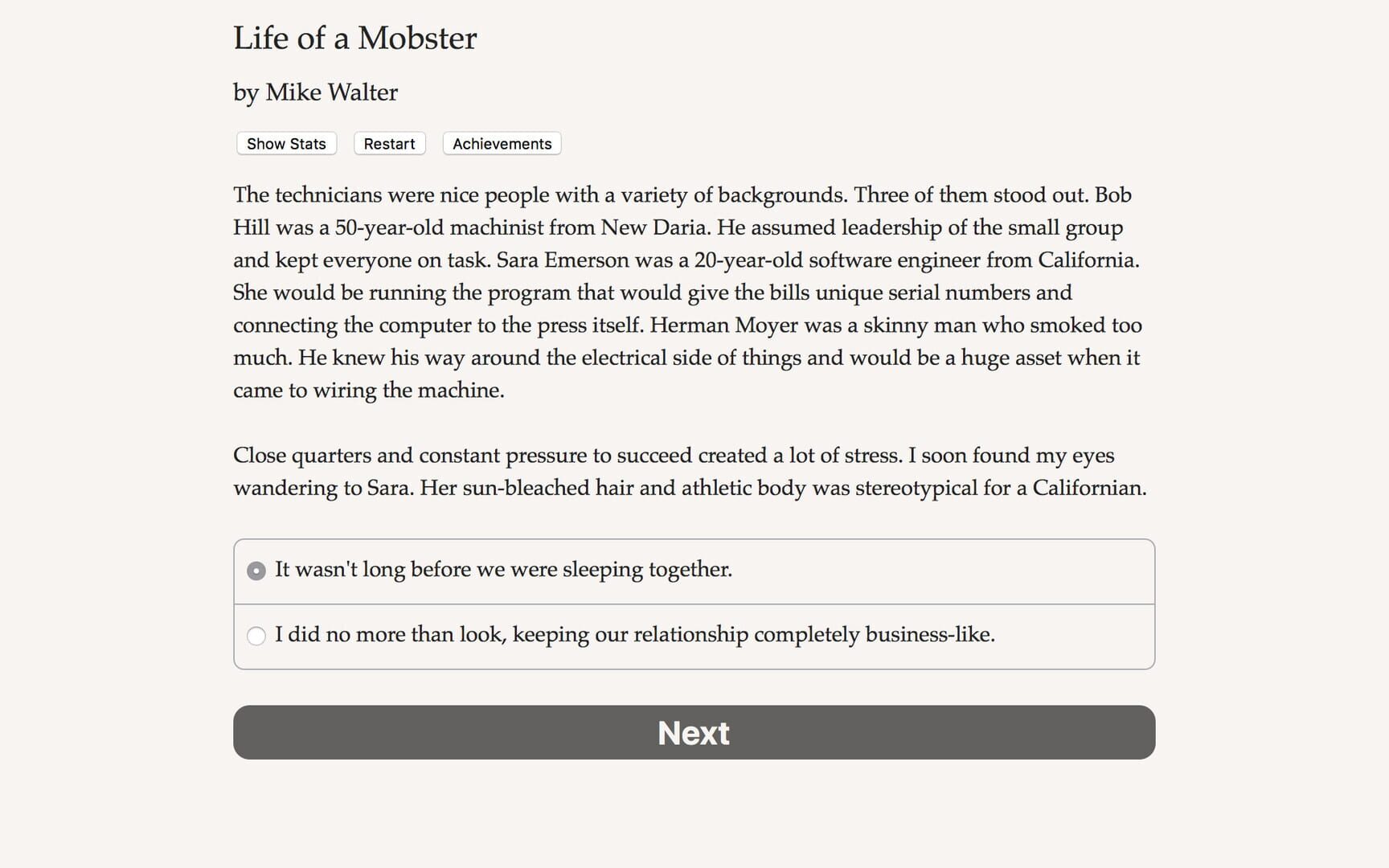 Life of a Mobster - Screenshot