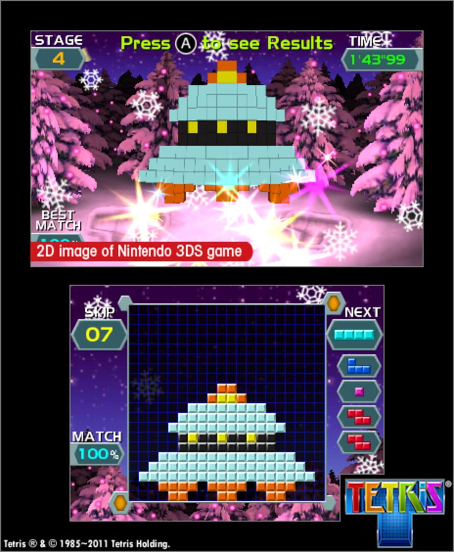 Captura de pantalla - Tetris: Axis