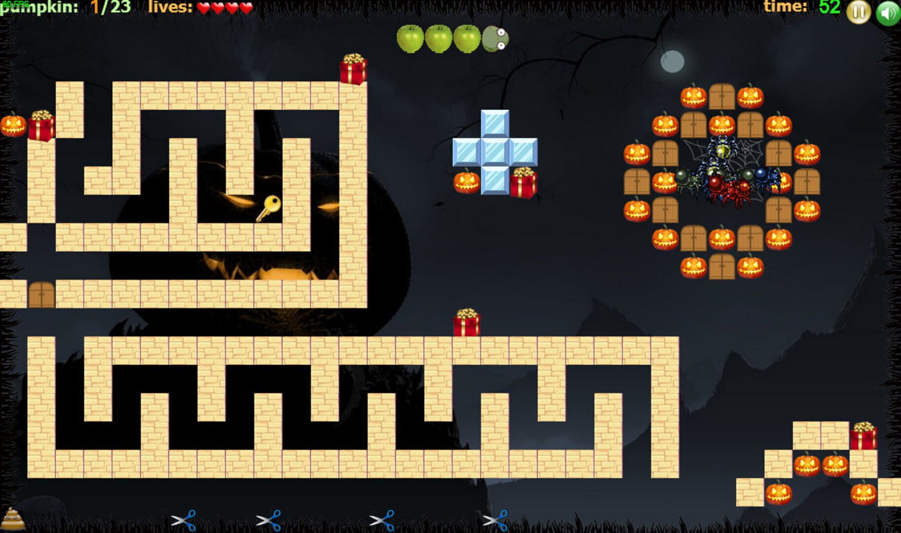 AppleSnake: Halloween Adventures - Screenshot