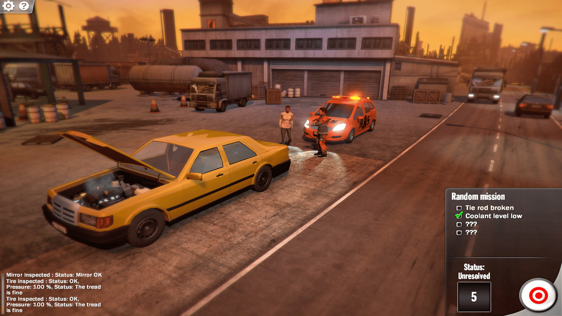 Roadside Assistance Simulator screenshot