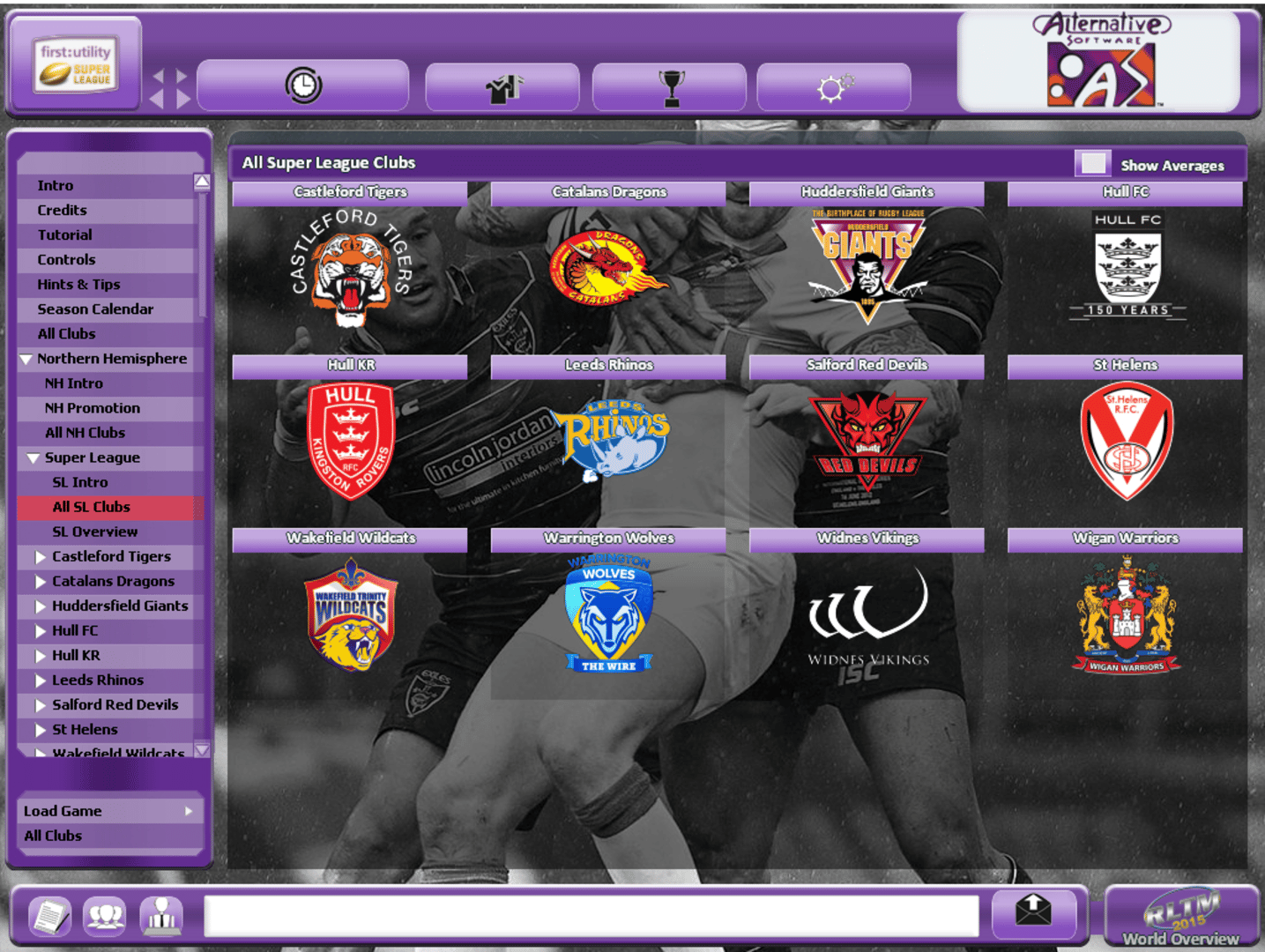 Rugby League Team Manager 2015 screenshot