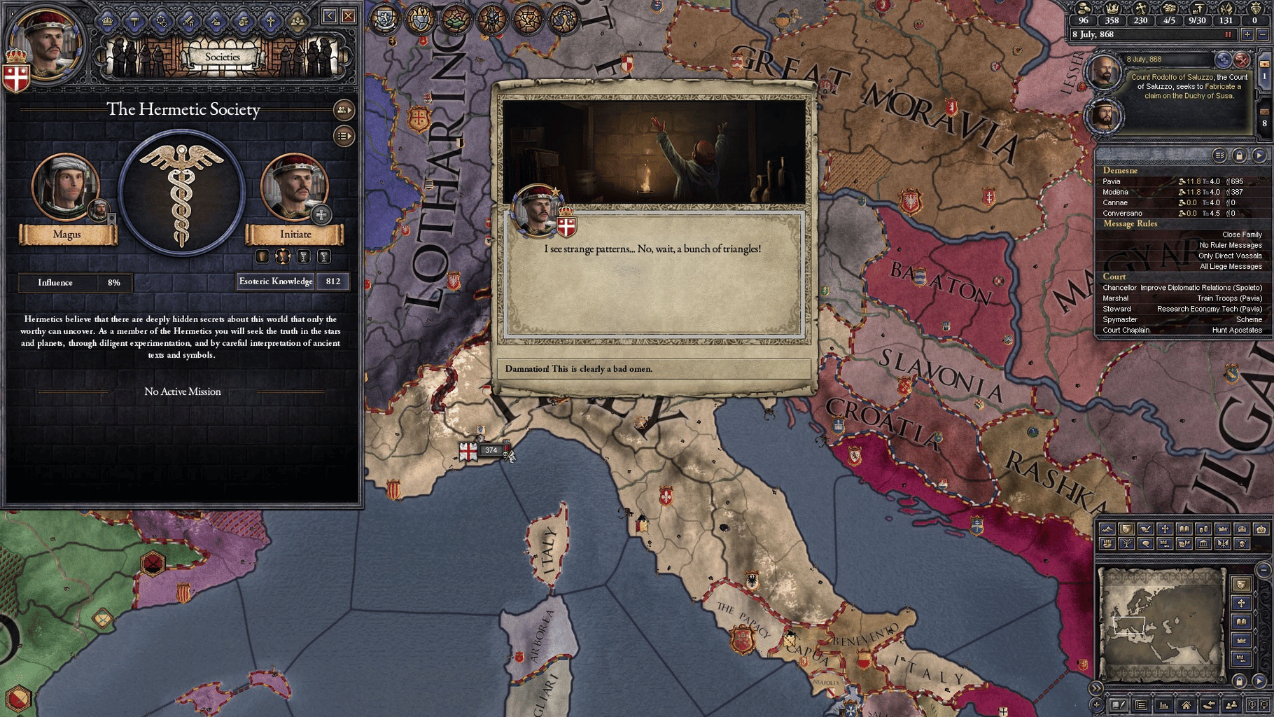 Crusader Kings II: Monks and Mystics screenshot