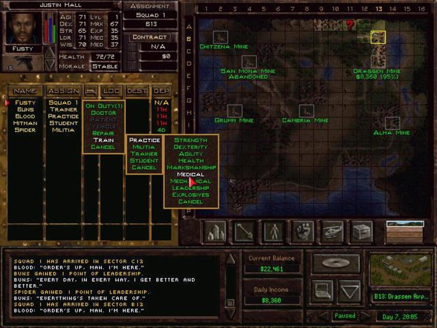 Captura de pantalla - Jagged Alliance 2