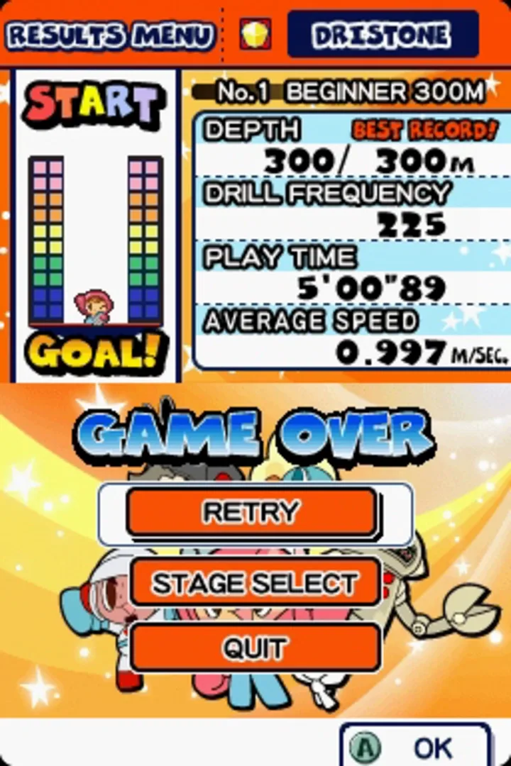 Captura de pantalla - Mr. Driller: Drill Till You Drop