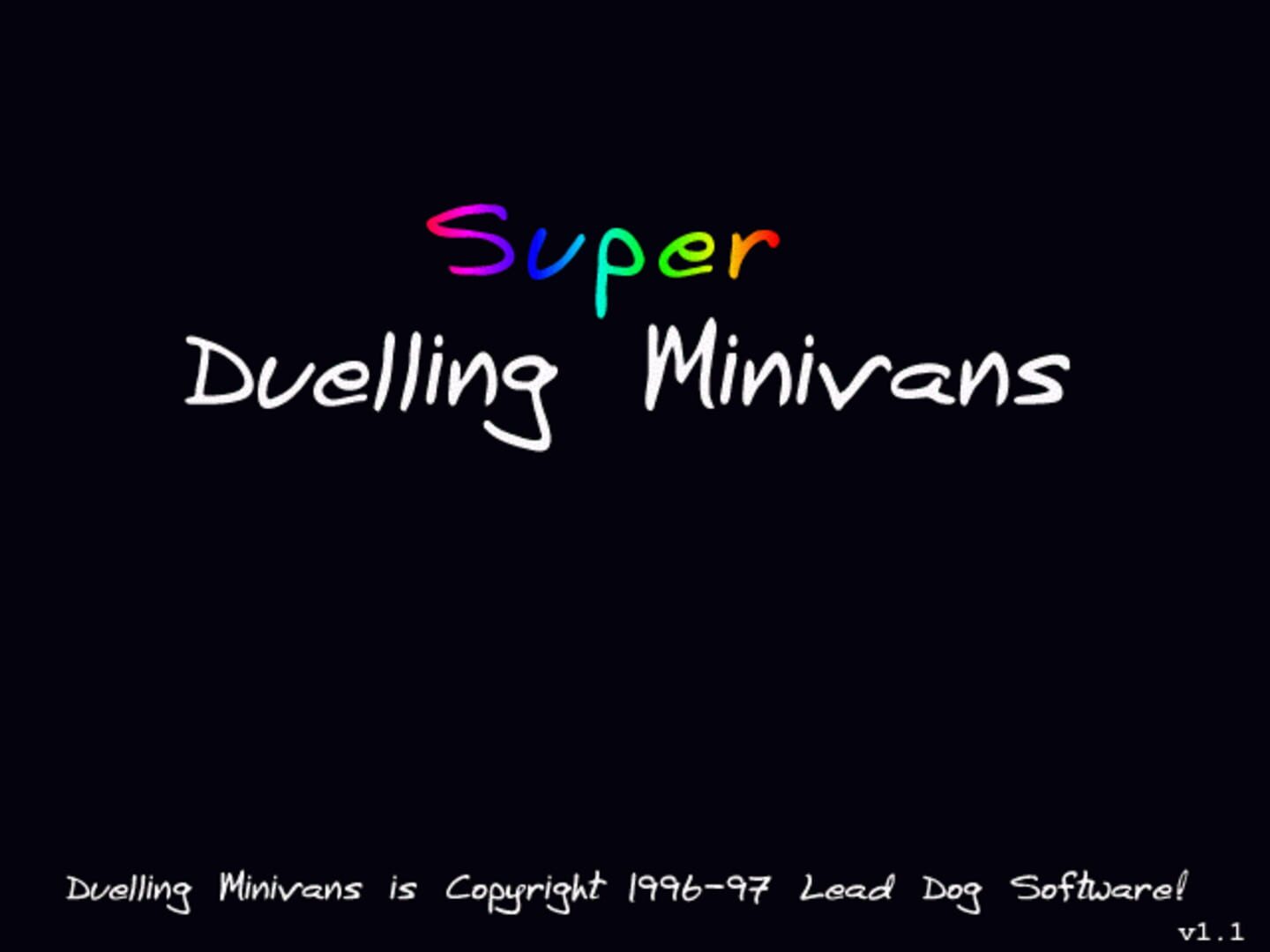 Jeu : Super Duelling Minivans