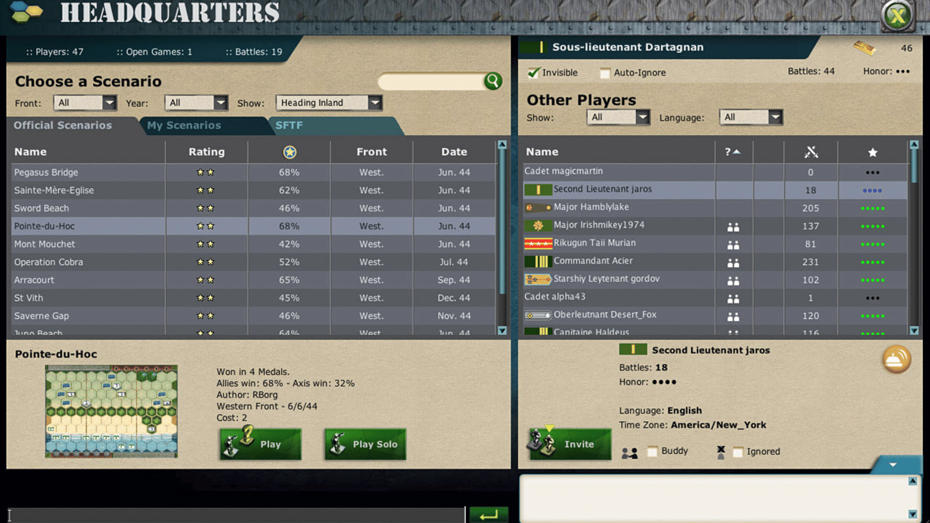 Memoir '44 Online screenshot