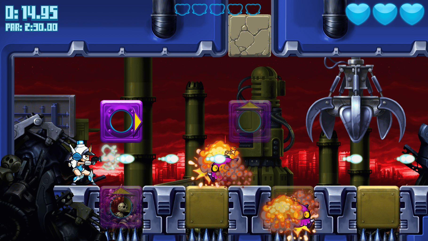 Mighty Switch Force! Hyper Drive Edition screenshot