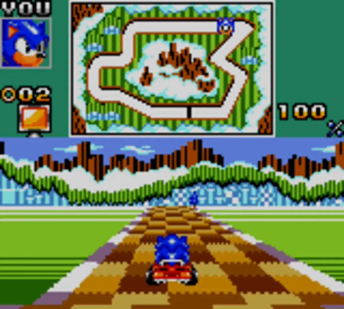 Captura de pantalla - Sonic Drift 2