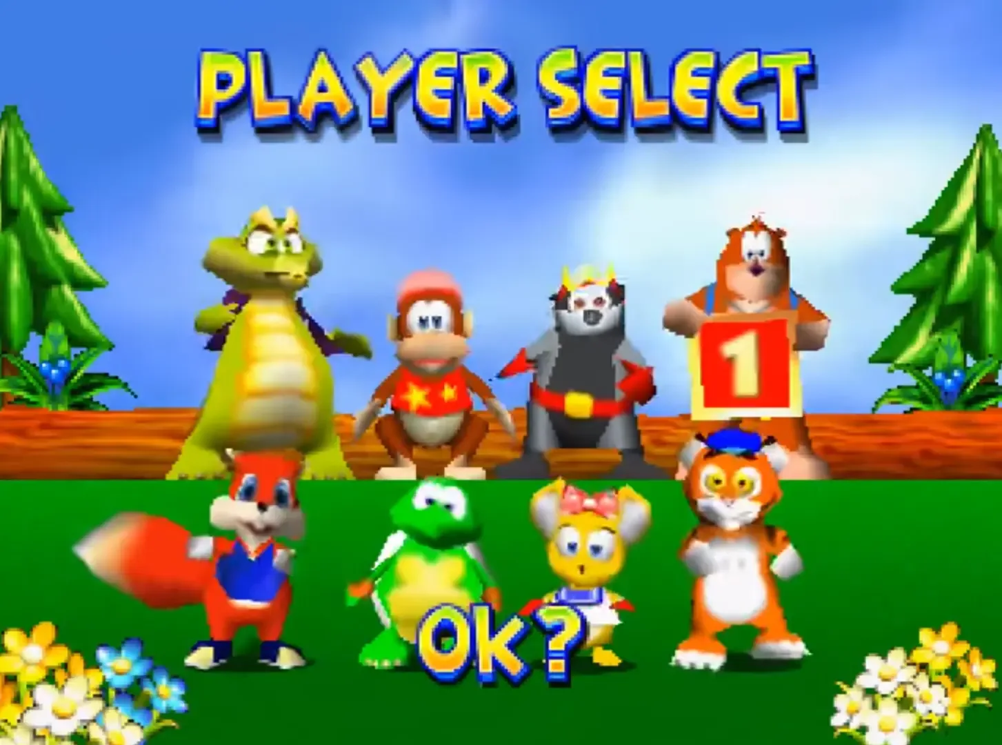 Captura de pantalla - Diddy Kong Racing