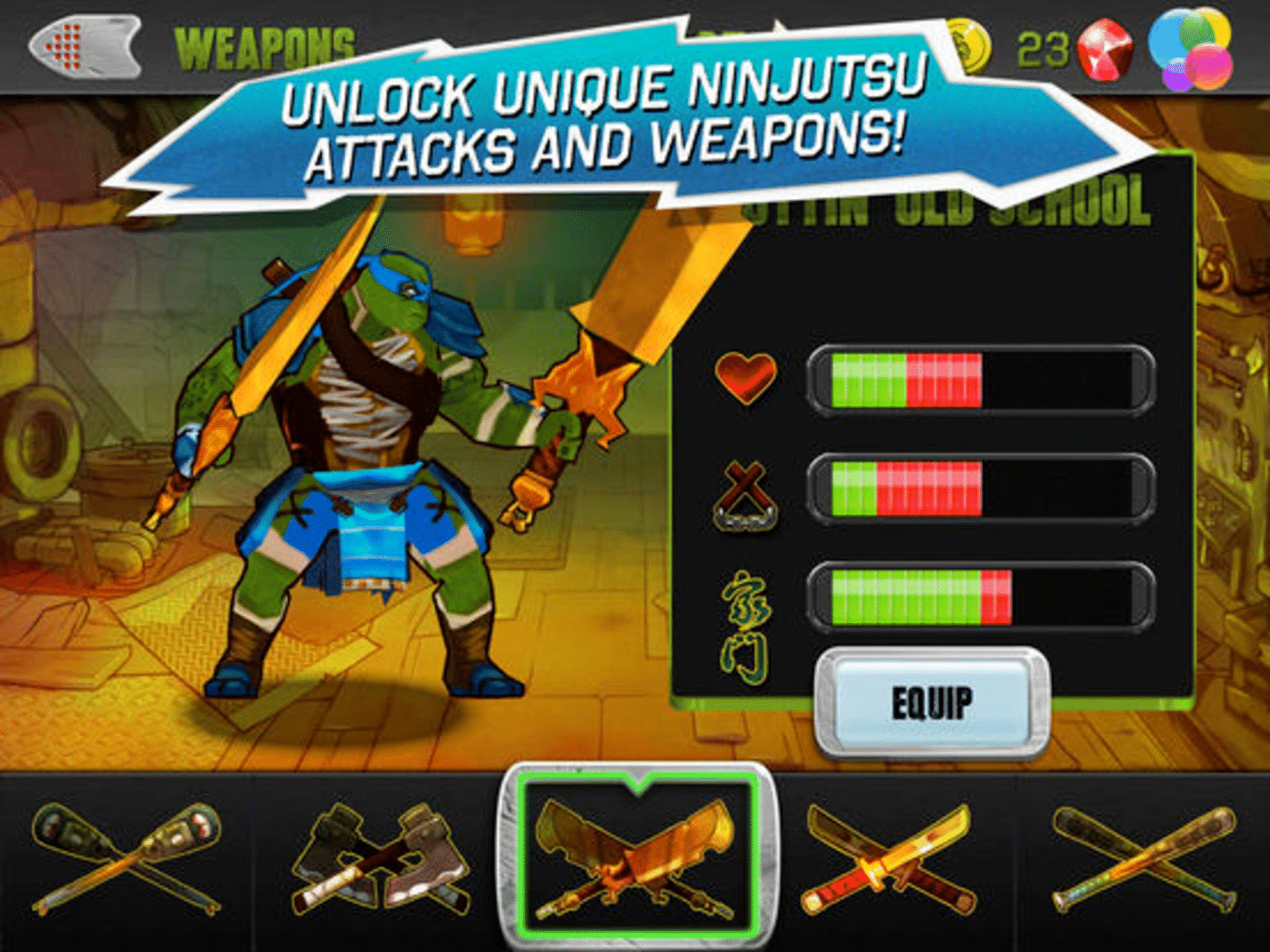 Teenage Mutant Ninja Turtles: Brothers Unite screenshot