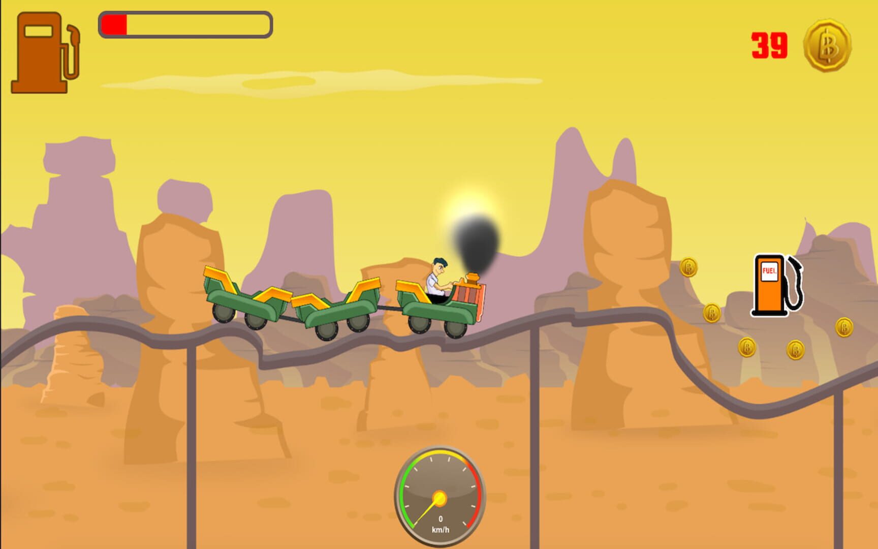 Captura de pantalla - Mountain Racing