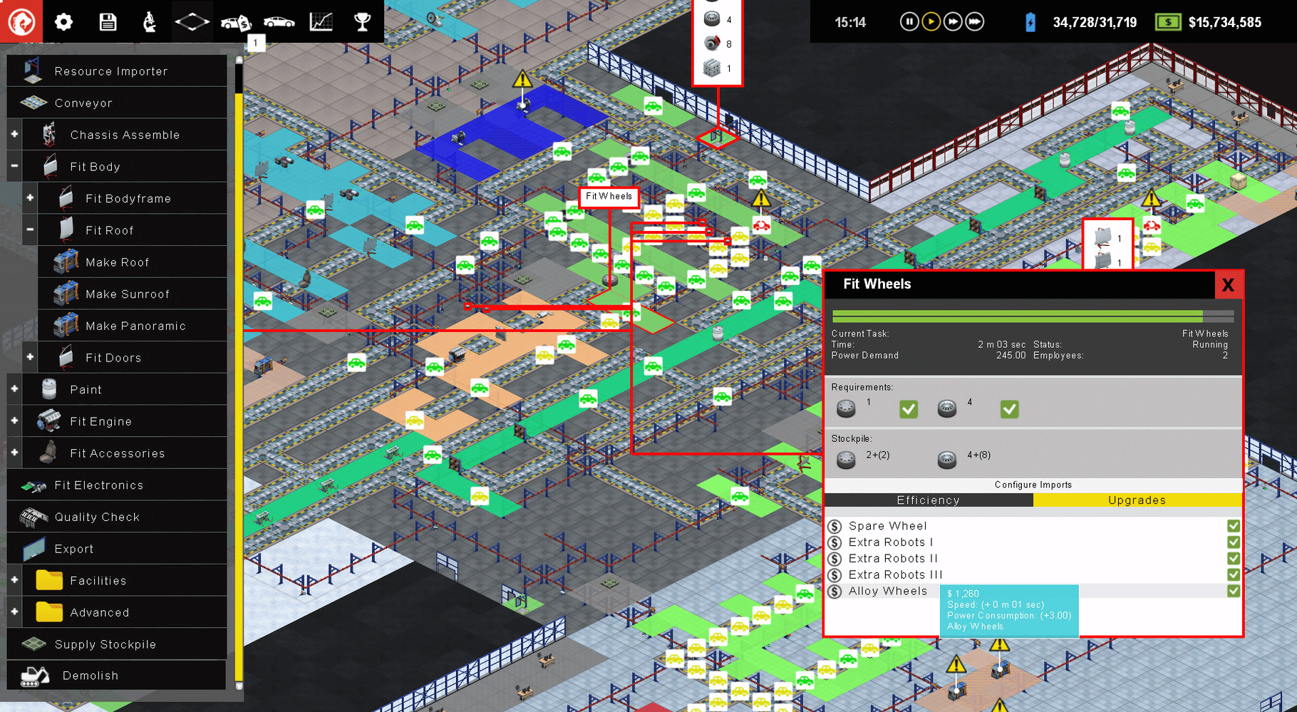 Production Line screenshot