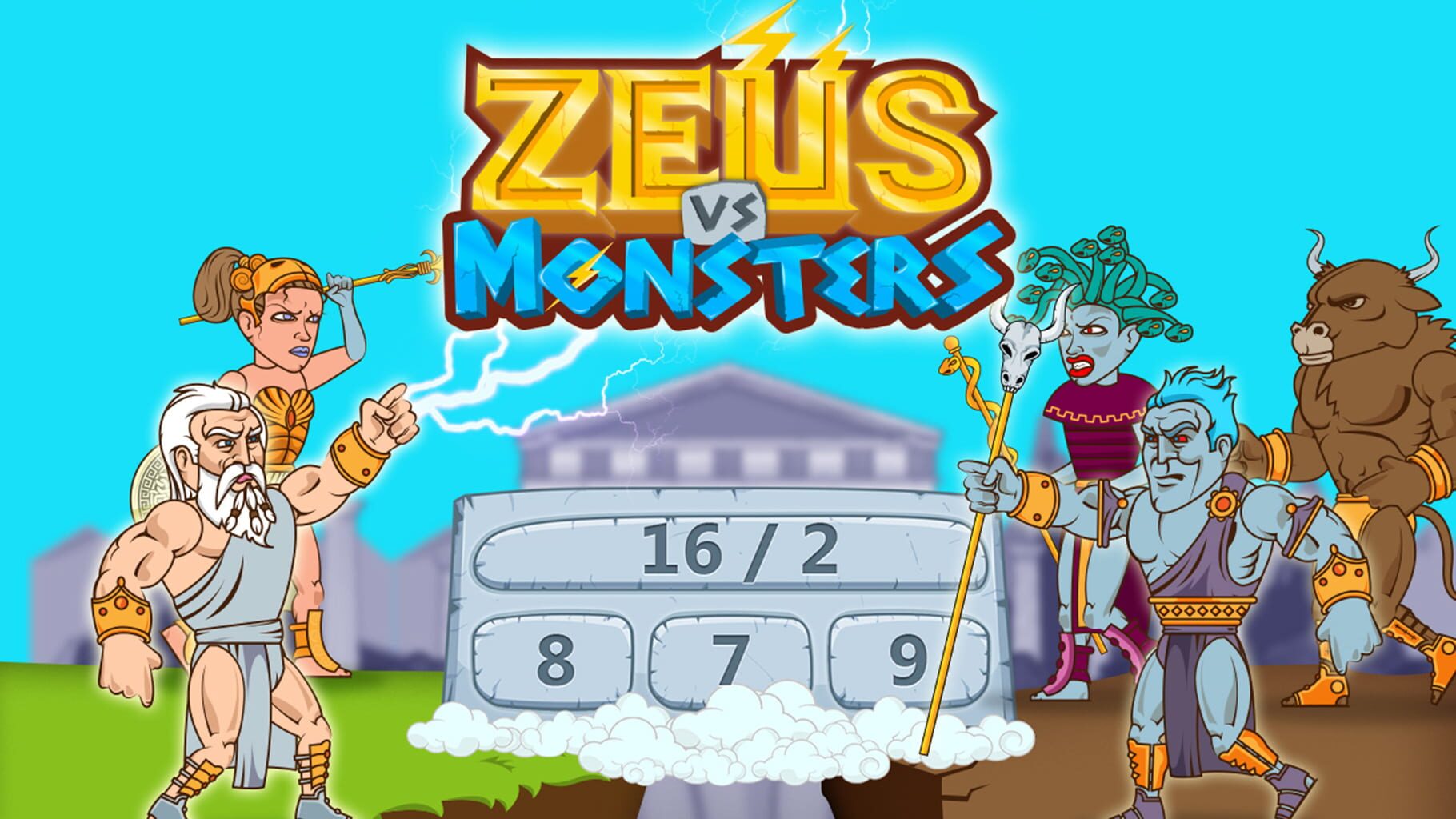 Zeus vs Monsters: Math Game for Kids