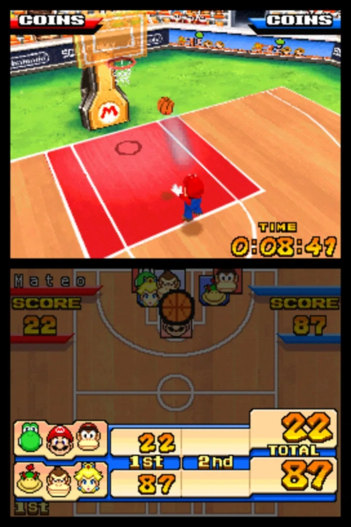 Captura de pantalla - Mario Hoops 3-on-3