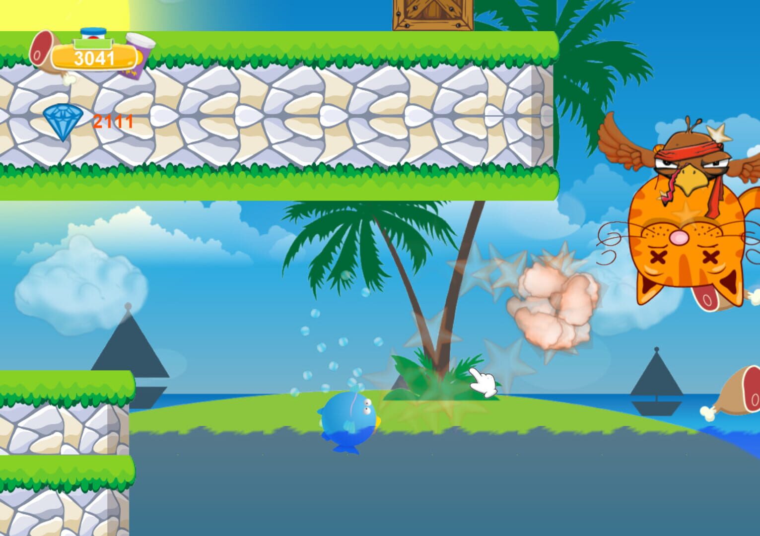 Kitten and Food: Adventure Park - Screenshot