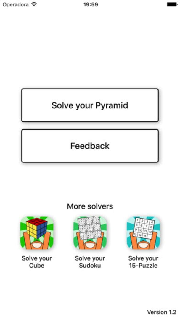 Pyraminx Solver - Screenshot