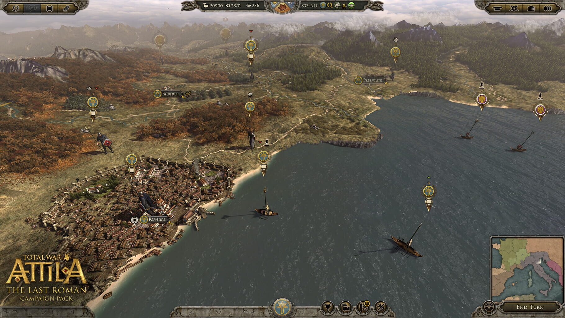 Captura de pantalla - Total War: Attila - The Last Roman Campaign Pack