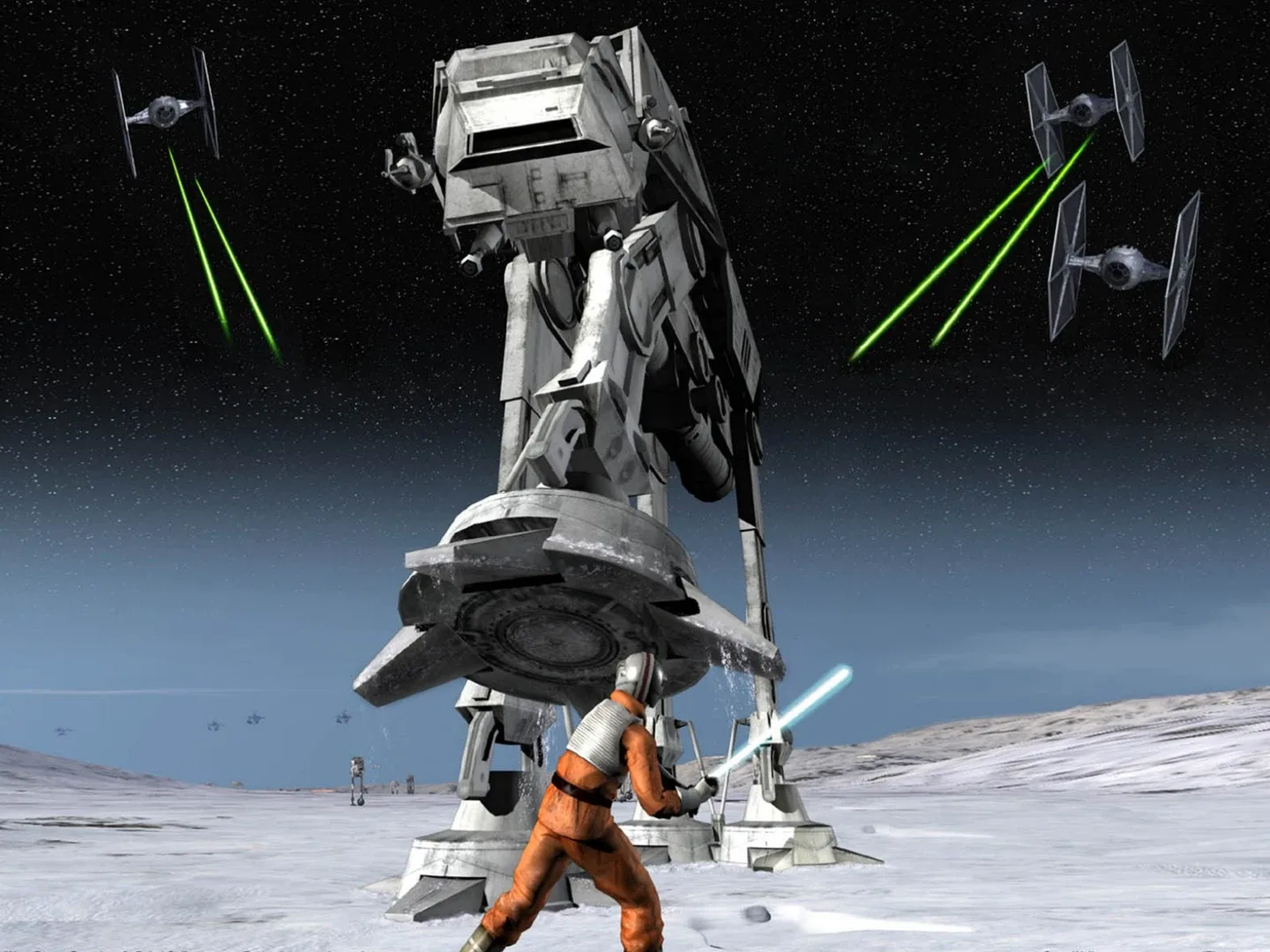 Captura de pantalla - Star Wars: Rogue Squadron III - Rebel Strike