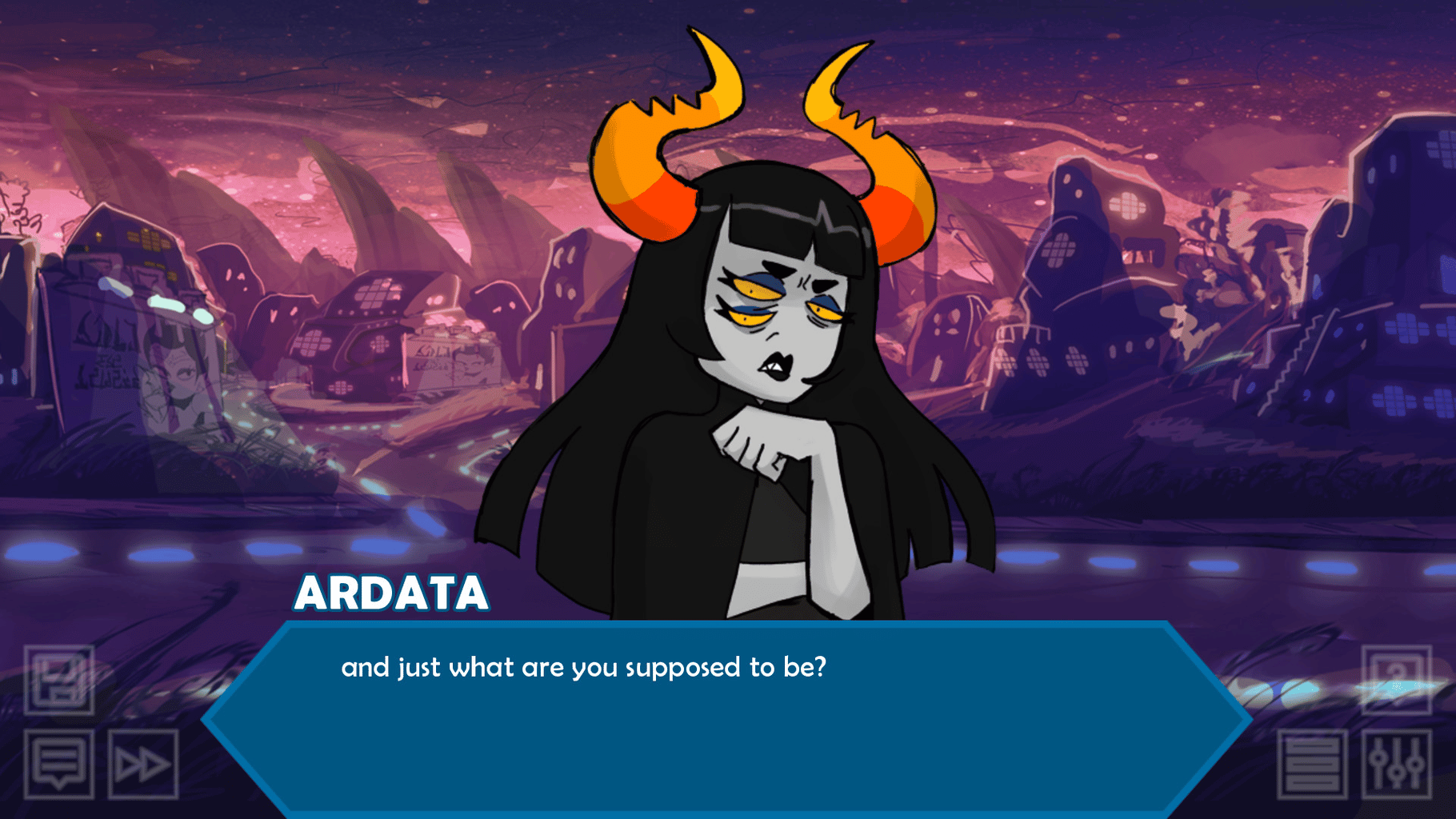 Hiveswap Friendsim screenshot