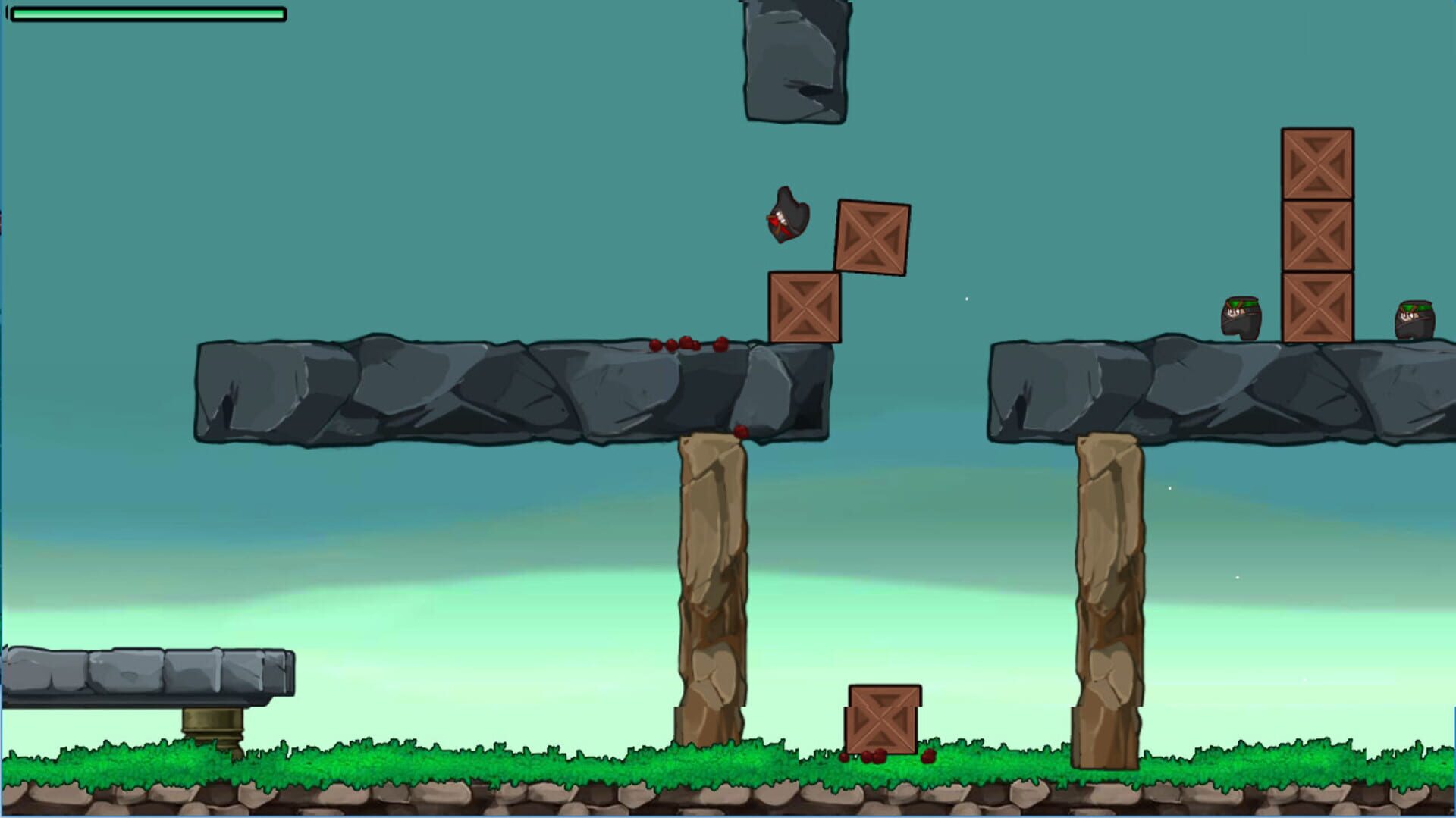 Super Spring Ninja - Screenshot