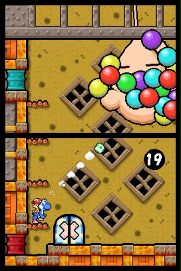 Captura de pantalla - Yoshi's Island DS