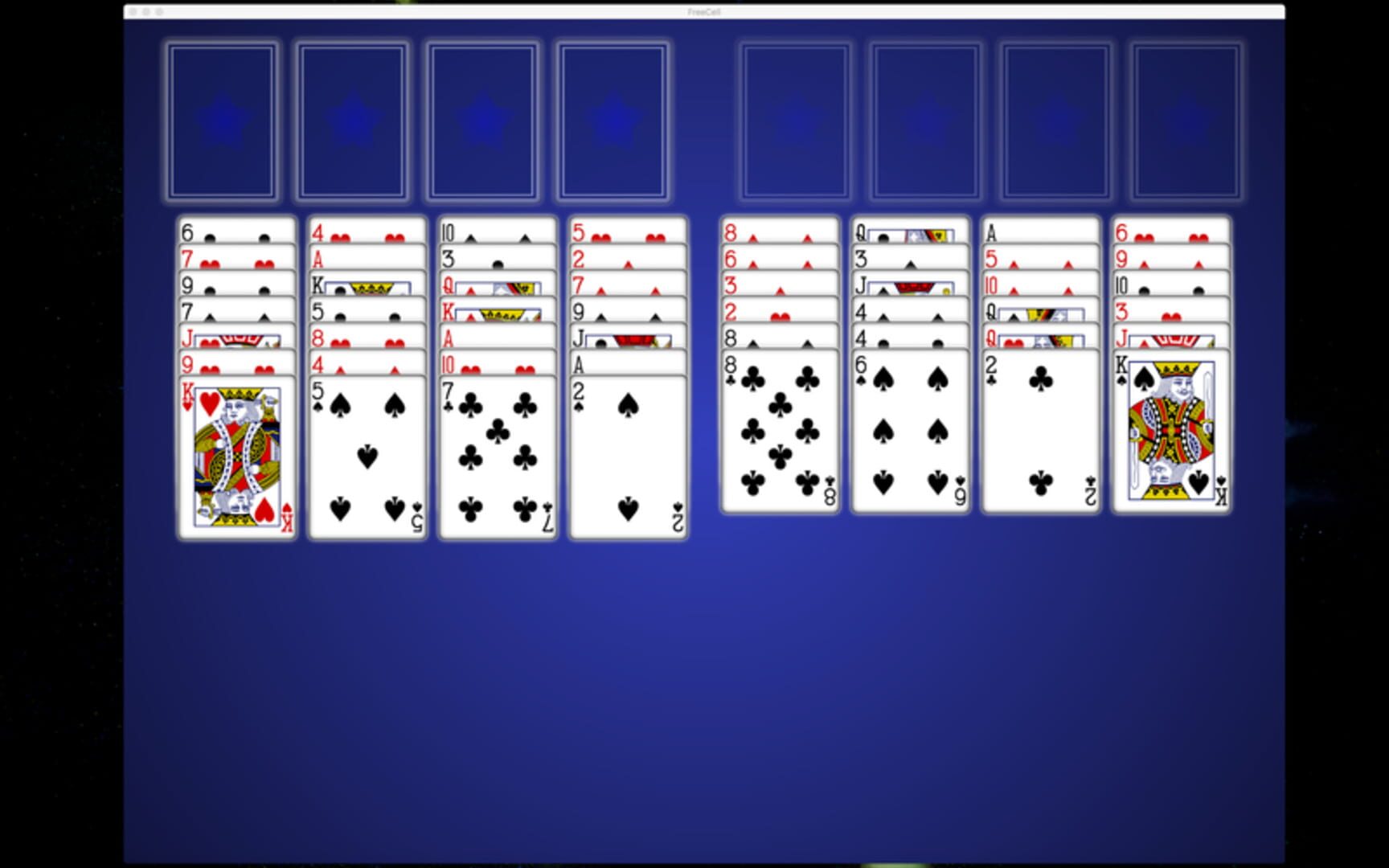 FreeCell 2018 - Screenshot