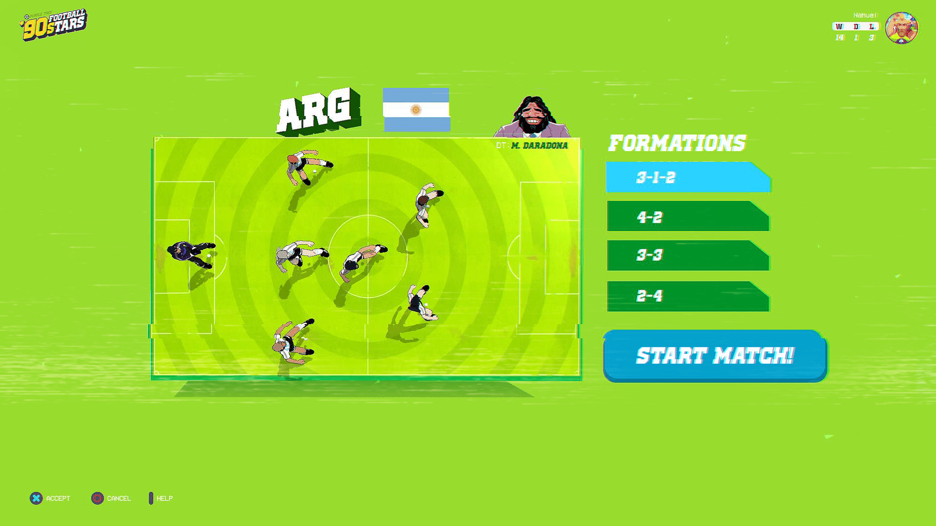 '90s Football Stars screenshot