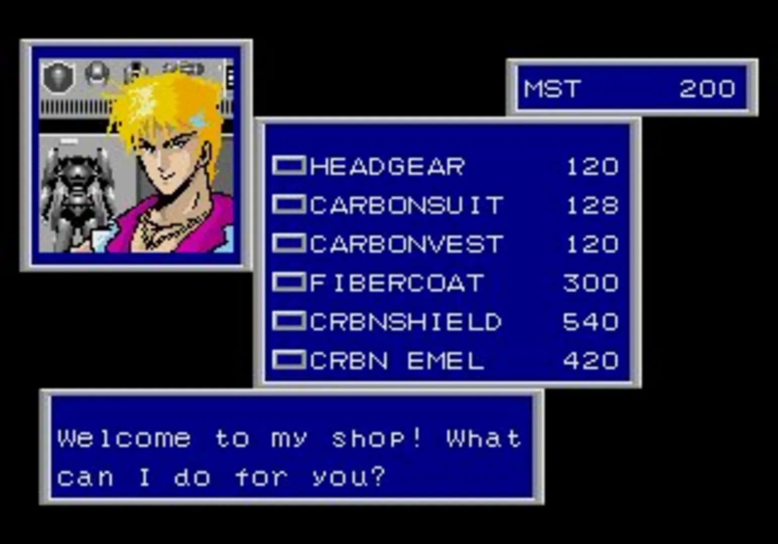 Captura de pantalla - Phantasy Star II