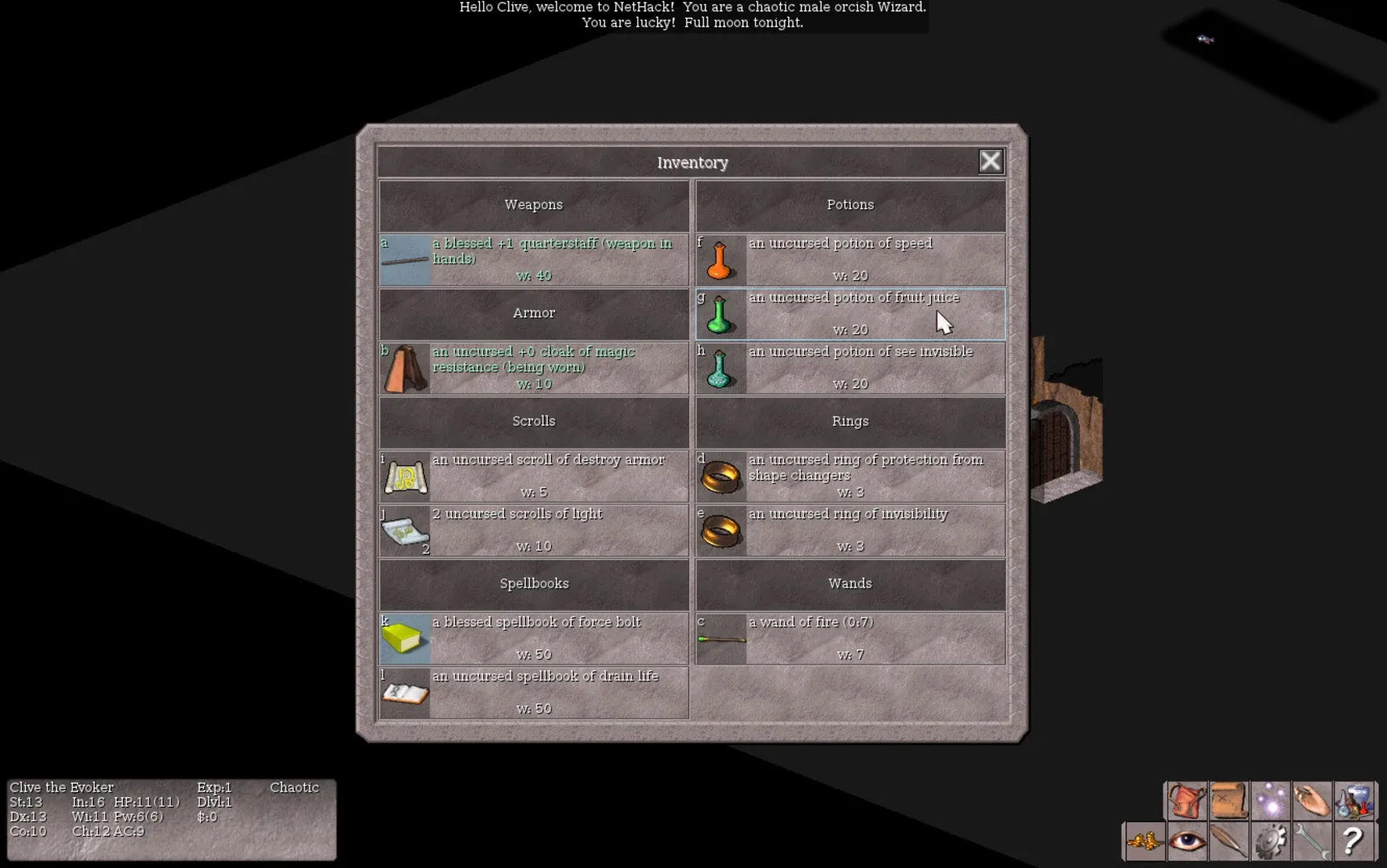 Vulture for NetHack