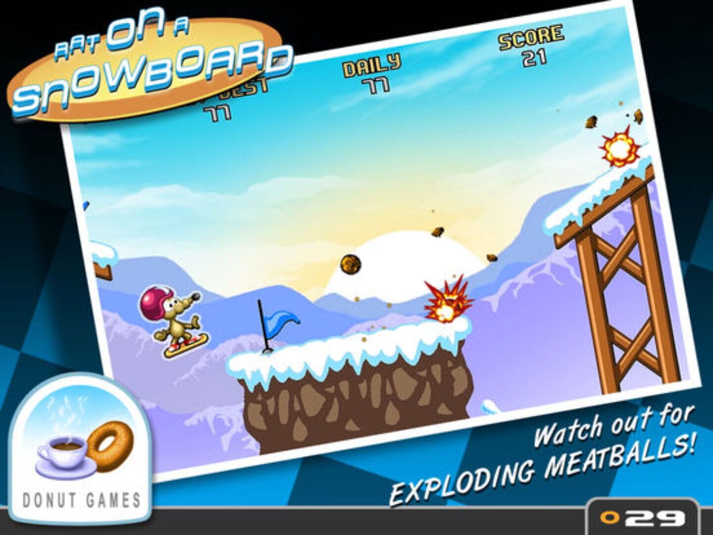 Rat On A Snowboard screenshots