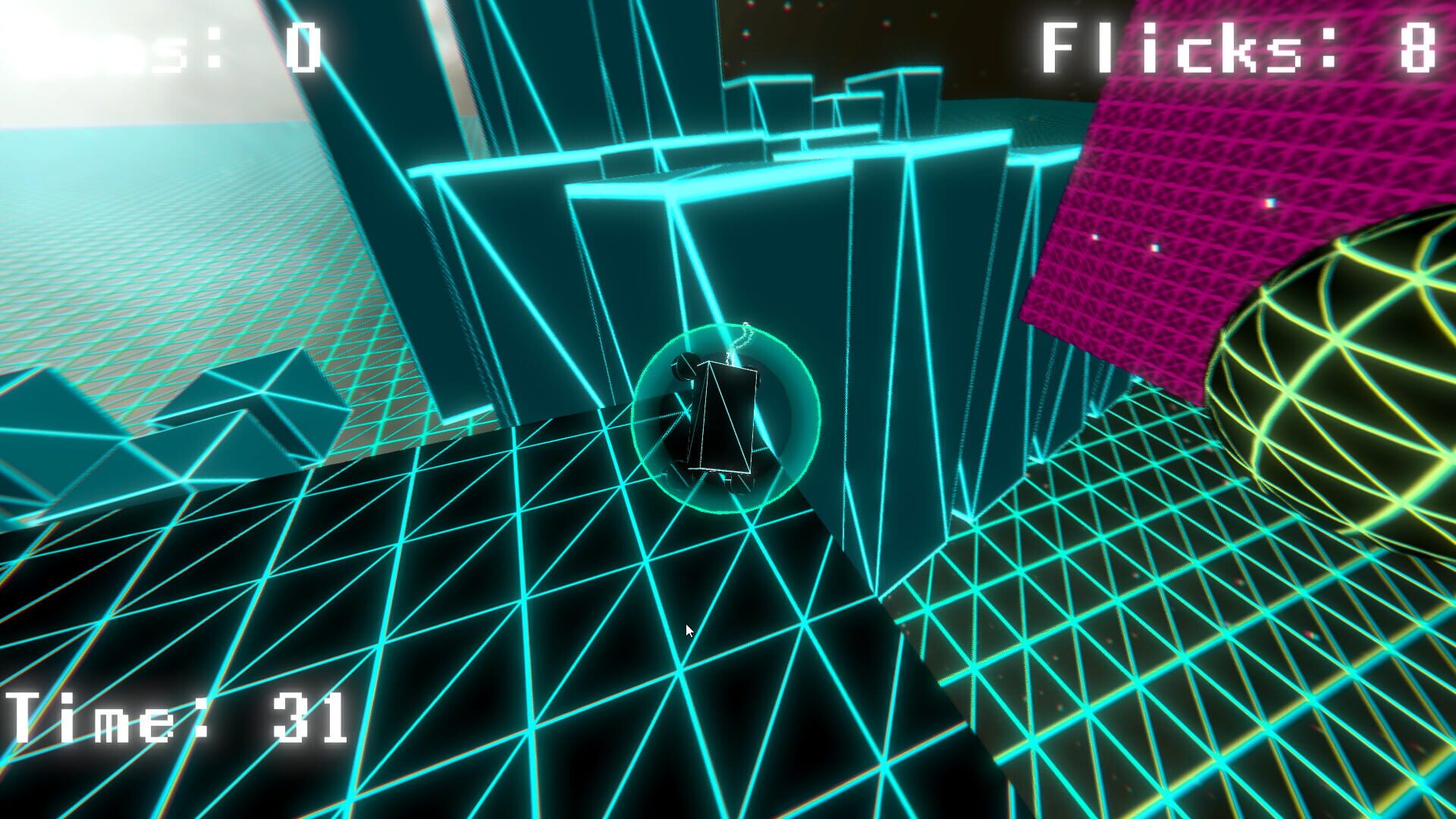 Block Cat Space Golf - Screenshot