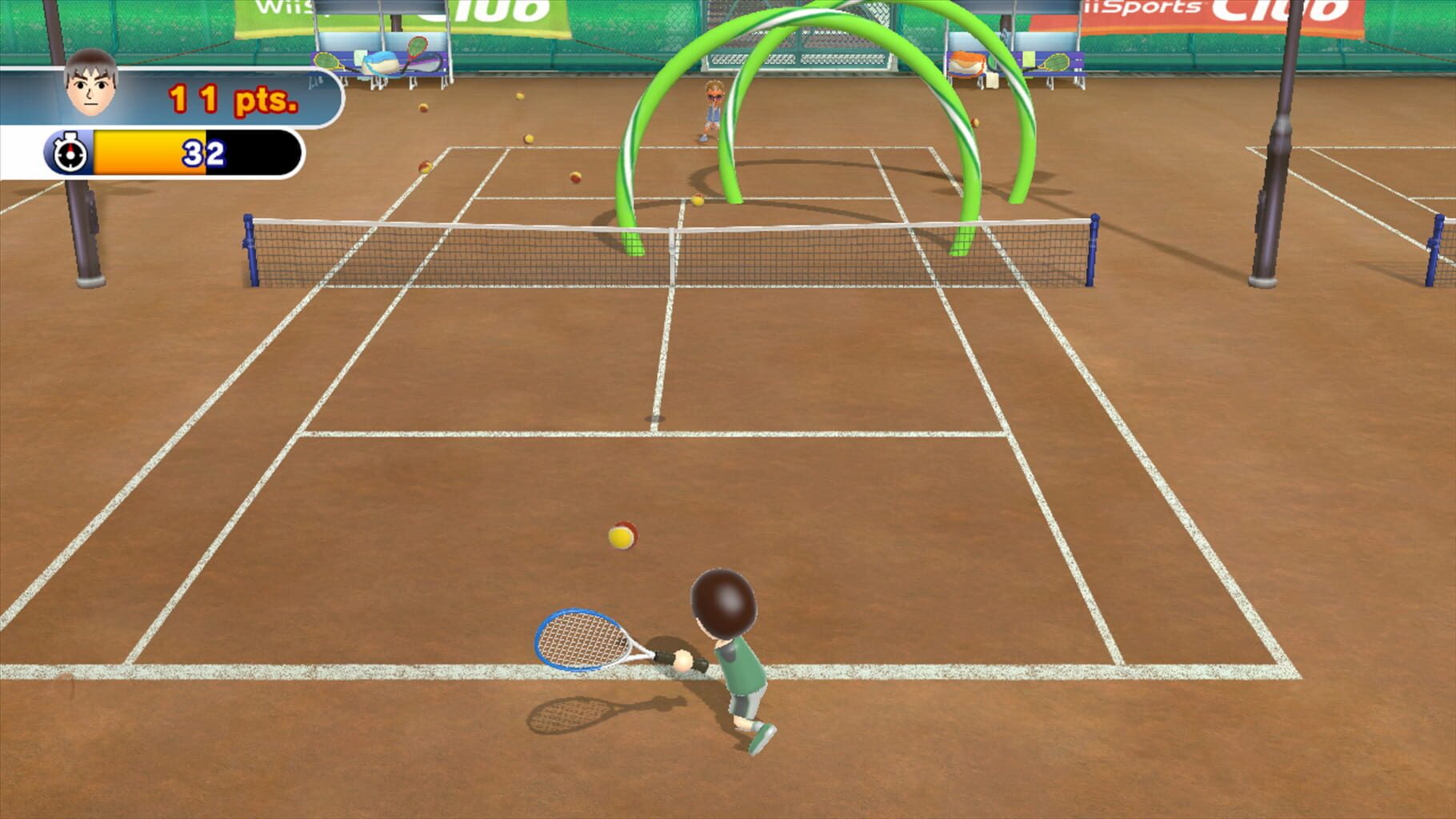 Captura de pantalla - Wii Sports Club: Tennis