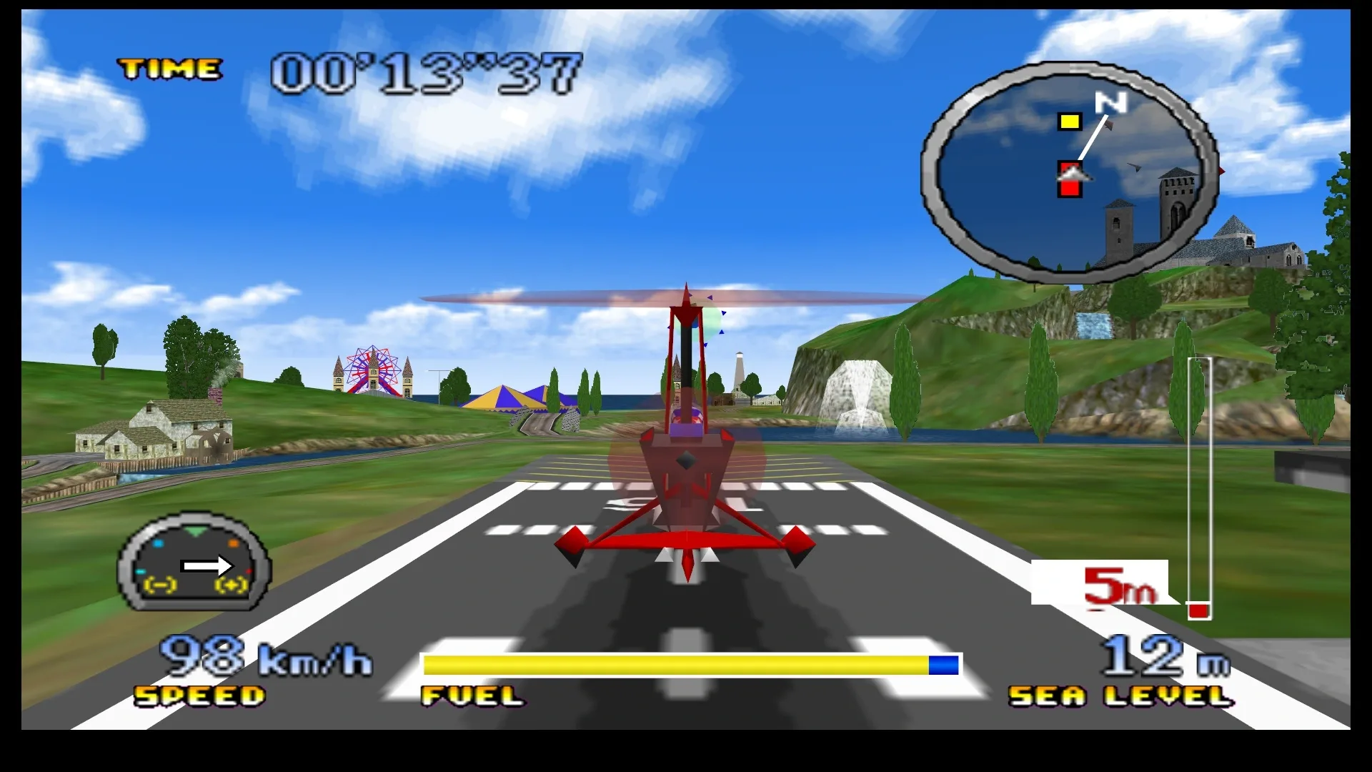 Captura de pantalla - Pilotwings 64