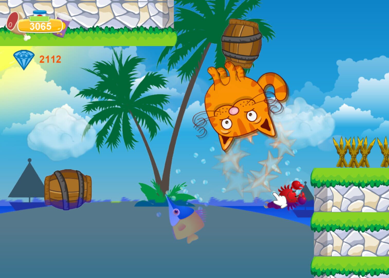 Kitten and Food: Adventure Park - Screenshot