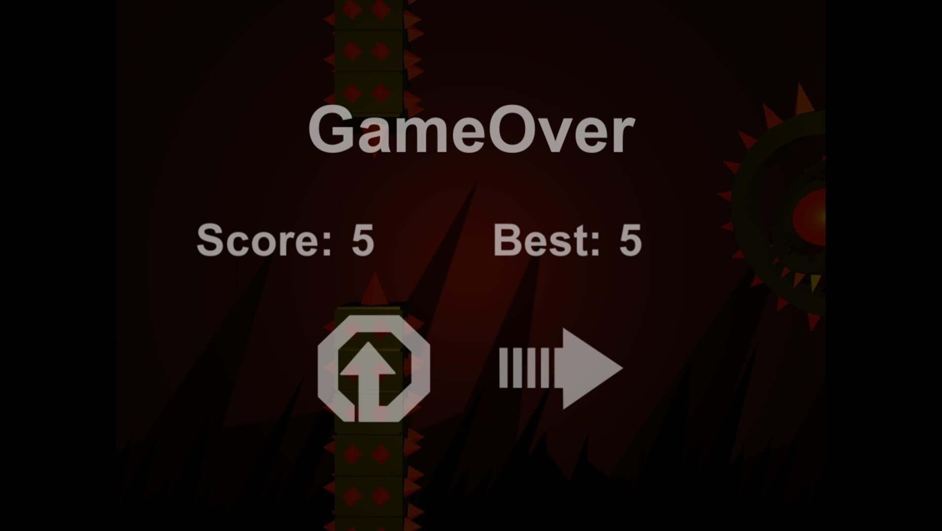 Demon robot runner - Screenshot
