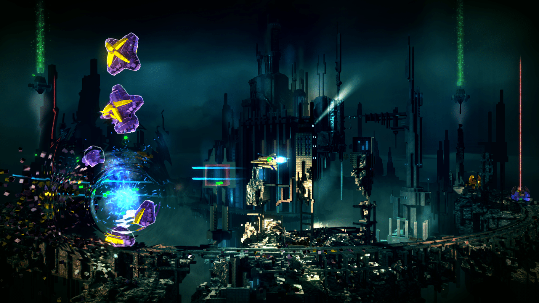 Resogun screenshot