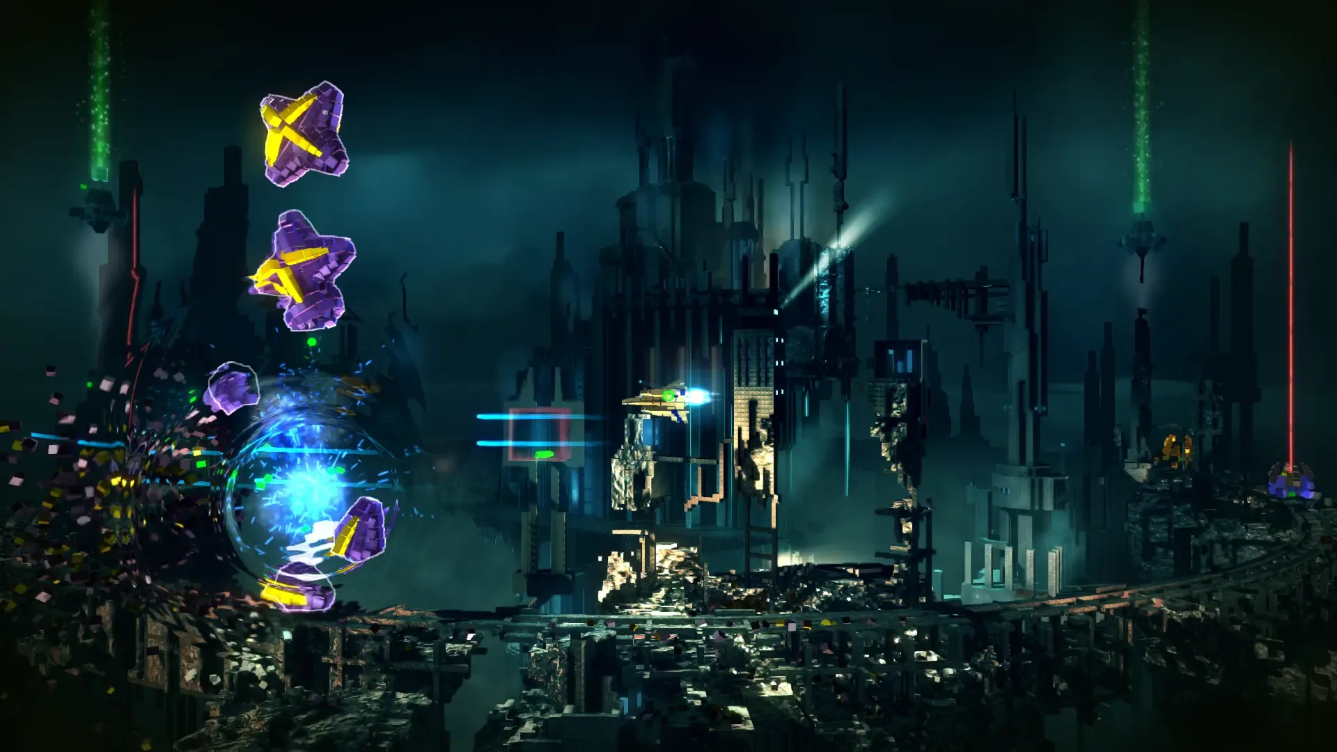 Captura de pantalla - Resogun