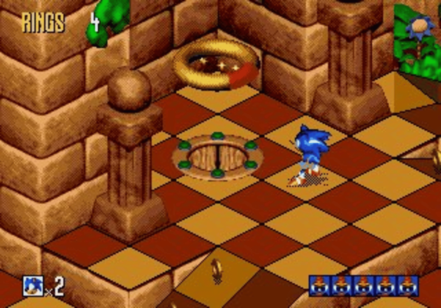 Sonic 3D Blast screenshot