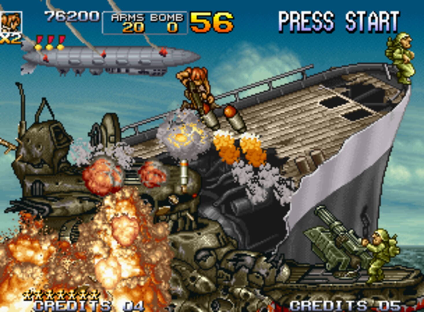 Captura de pantalla - Metal Slug 4