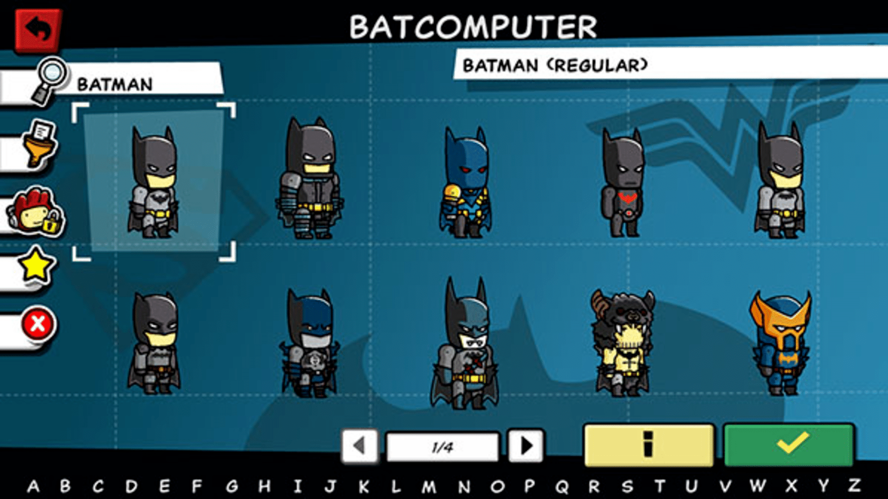 Scribblenauts Unmasked: A DC Comics Adventure screenshot