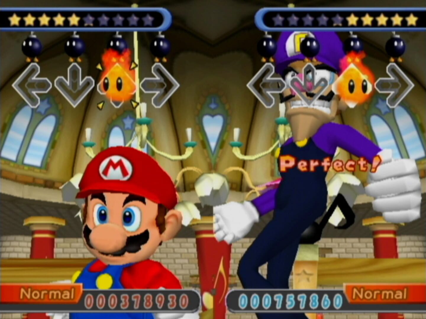Captura de pantalla - Dance Dance Revolution Mario Mix